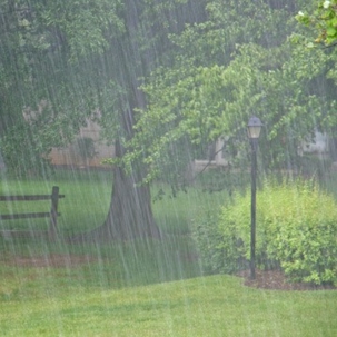 heavy rain fall