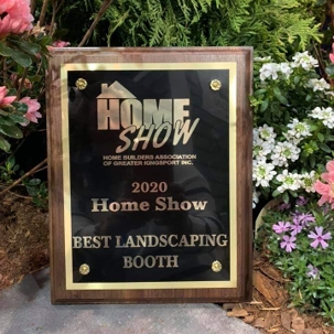 award for best landscaping booth